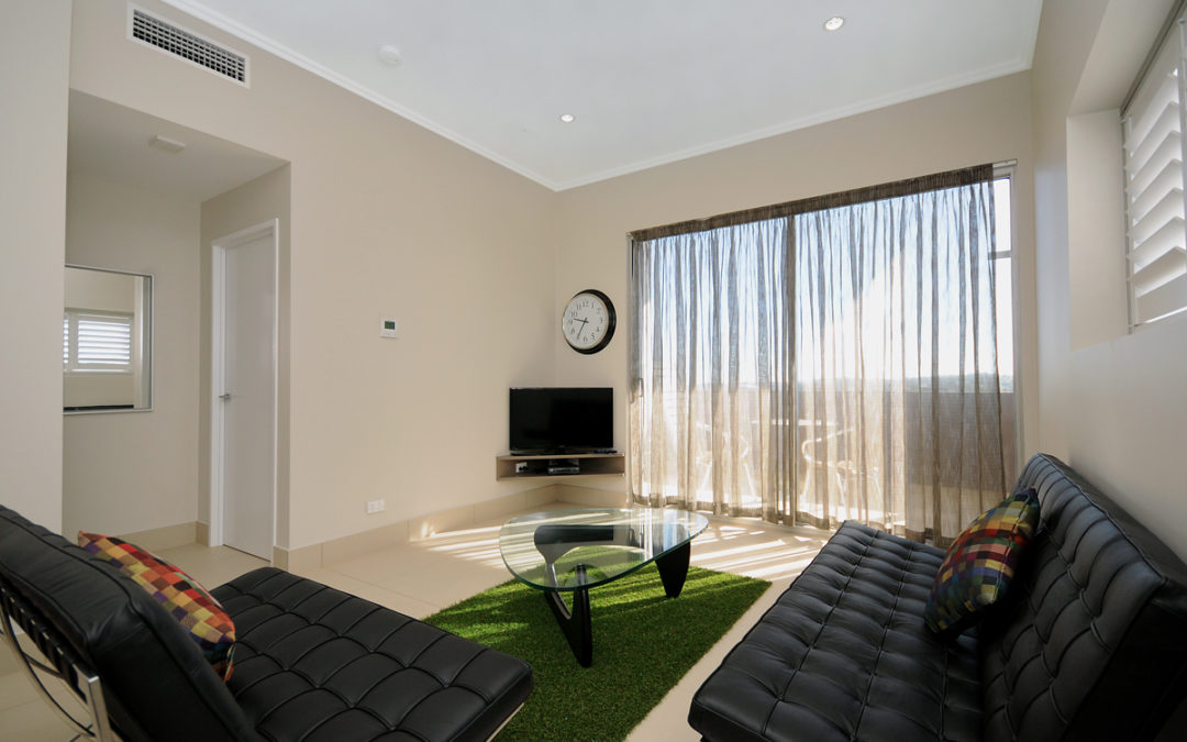 Laguna Serviced Apartments lounge room